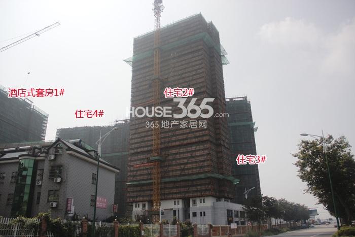 华元欢乐城住宅2—4#、酒店式公寓1#施工进程（2014.9）