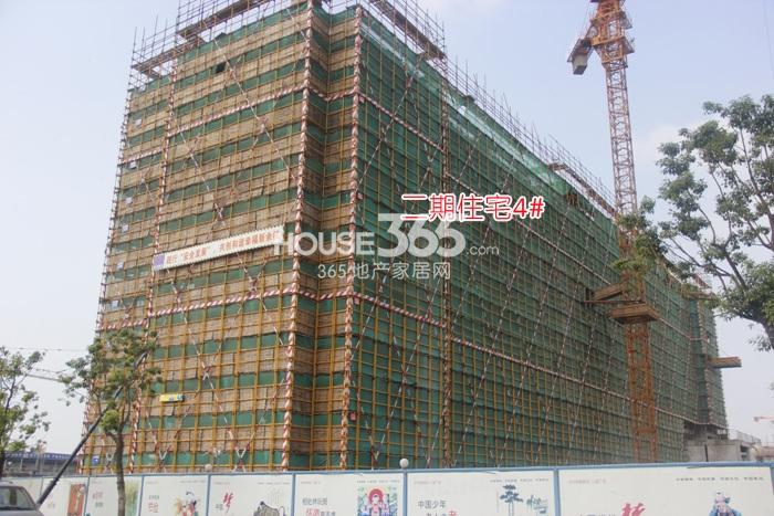 华元欢乐城项目二期住宅4号楼施工进程（2014.9）