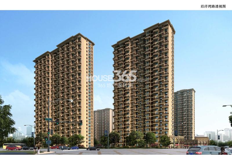 佳源名城沿洋湾路透视效果图