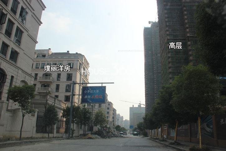 2014年10月下旬九龙仓碧玺项目低密度多层及高层