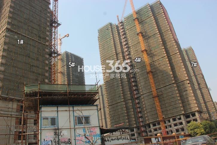 2014年10月下旬九龙仓碧玺项目实景--1、4、5、7号楼