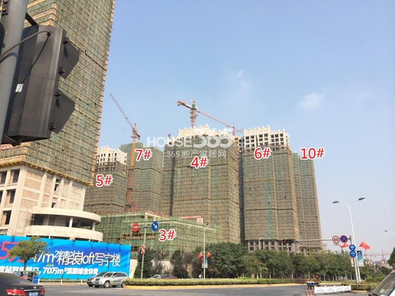 2014年10月下旬玲珑府项目实景--3-7、10号楼