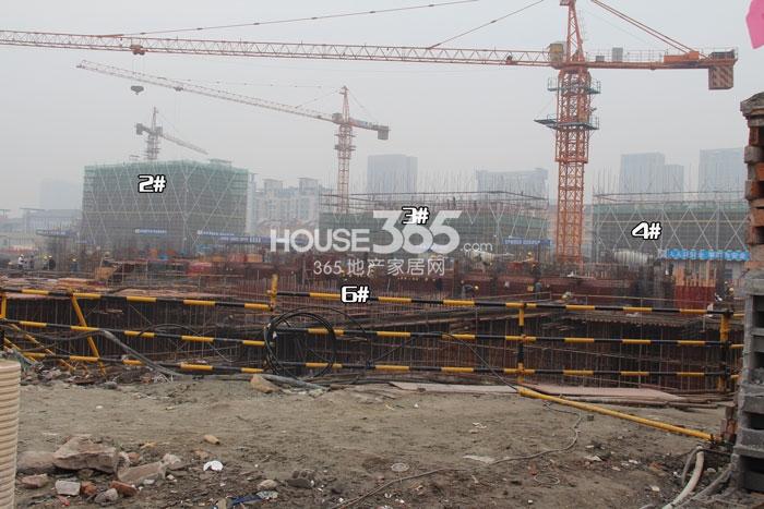 绿城九龙仓钱塘明月2、3、4、6号楼实景图 2014年11月摄