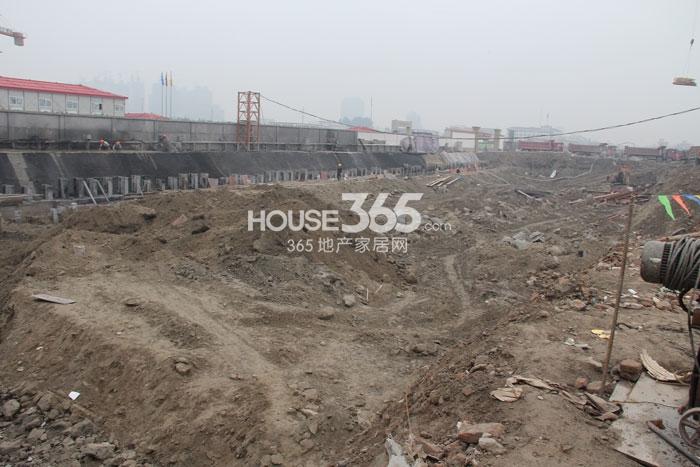 绿城九龙仓钱塘明月施工现场实景图 2014年11月摄