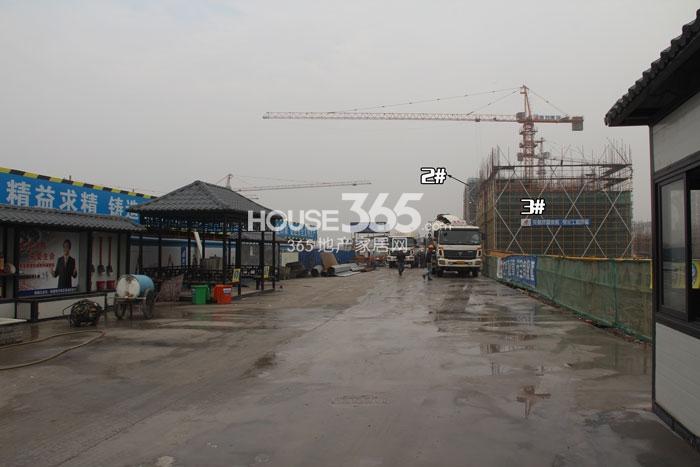 绿城九龙仓钱塘明月2、3号楼实景图 2014年11月摄