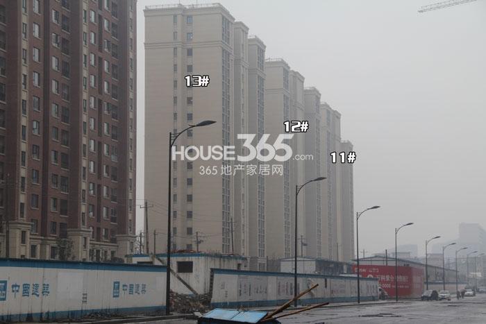 万科紫台11、12、13号楼施工实景图 2014年11月摄