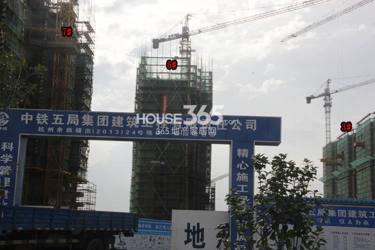 恒基旭辉府6、7#楼进度 2014.10