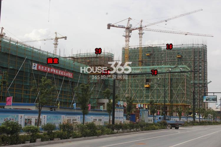 恒基旭辉府1、2、7、13#楼进度 2014.10