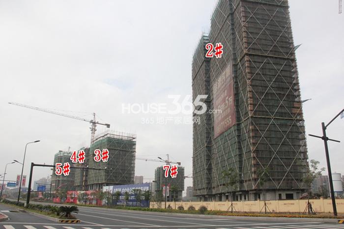 佳源名城2、3、4、5、7#楼进度 2014.11