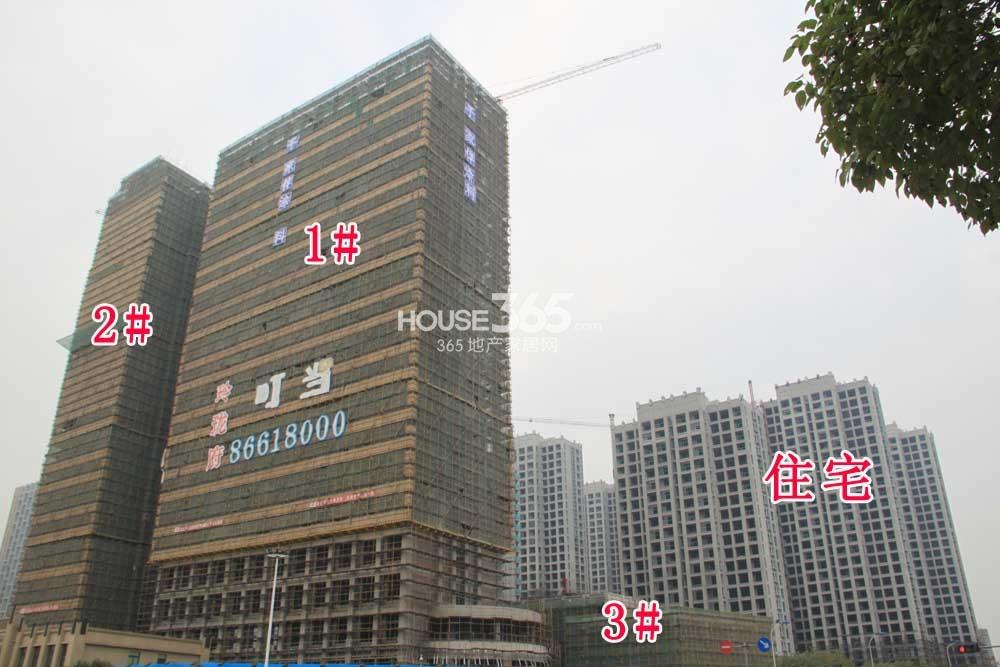 2014年11月下旬玲珑府项目住宅及商业叮当整体实景