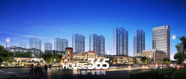 中海滨湖汇金街效果图