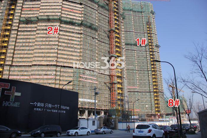 2014年12月底绿地旭辉城项目实景--1、2、8号楼