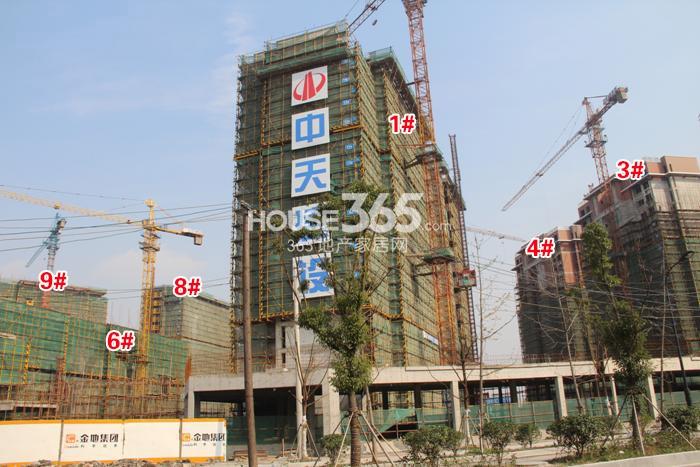 金地格林格林1、3、4、6、8、9号楼施工进度 2014年12月摄