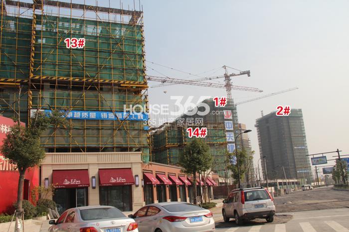 金地格林格林1、2、13、14号楼施工进度 2014年12月摄 