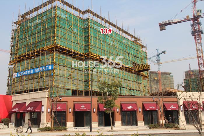 金地格林格林13号楼施工进度 2014年12月摄