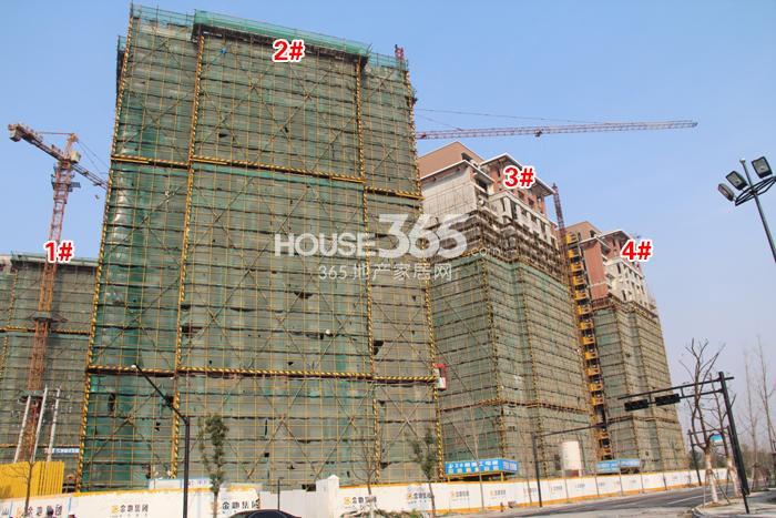 金地格林格林1-4号楼施工进度 2014年12月摄