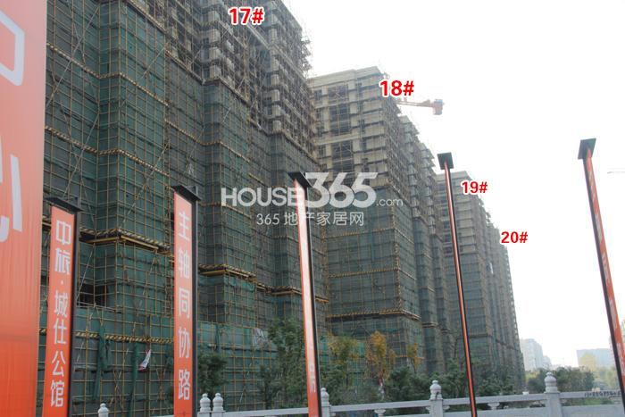 龙湖名景台一期17-20号楼施工进度 2014年12月摄