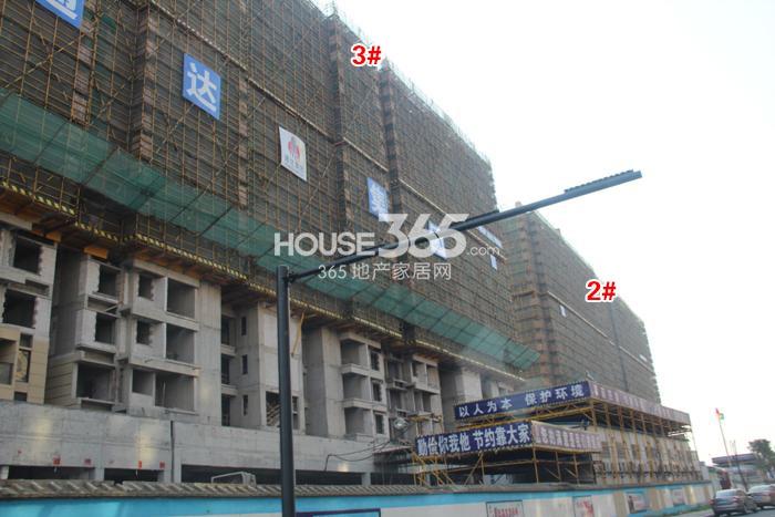 天阳晴朗2、3号楼施工进度实景图 2014年12月摄