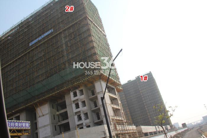 天阳晴朗1、2号楼施工进度 2014年12月摄