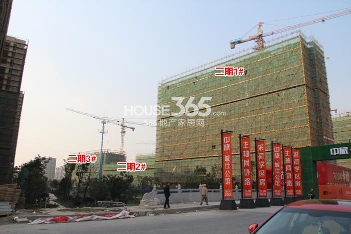 龙湖名景台二期1-3号楼施工进度 2014年12月摄