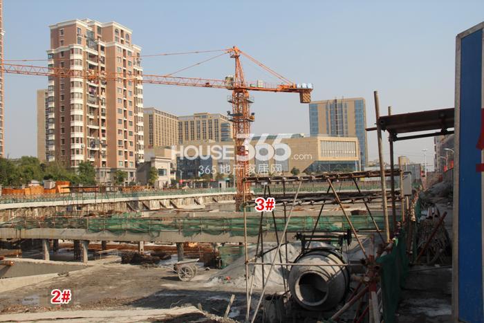置鼎明珠1号项目2、3号楼施工现场实景图 2014年12月摄