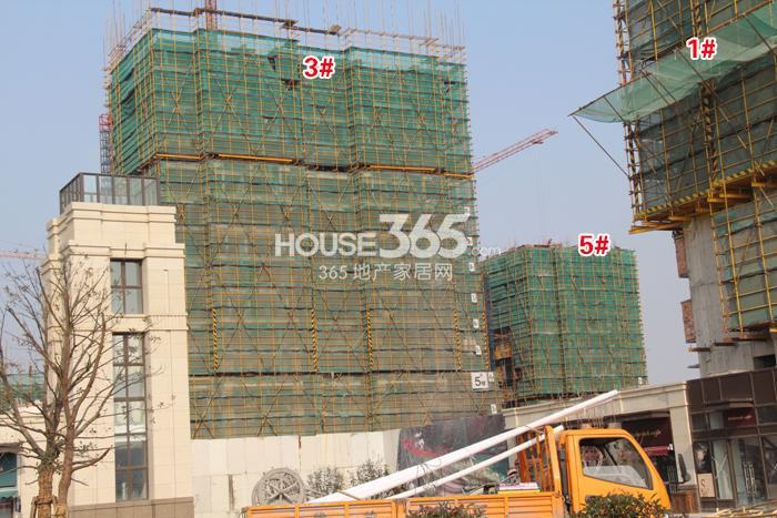 保利罗兰香谷1、3、5号楼施工实景图 2014年12月摄 