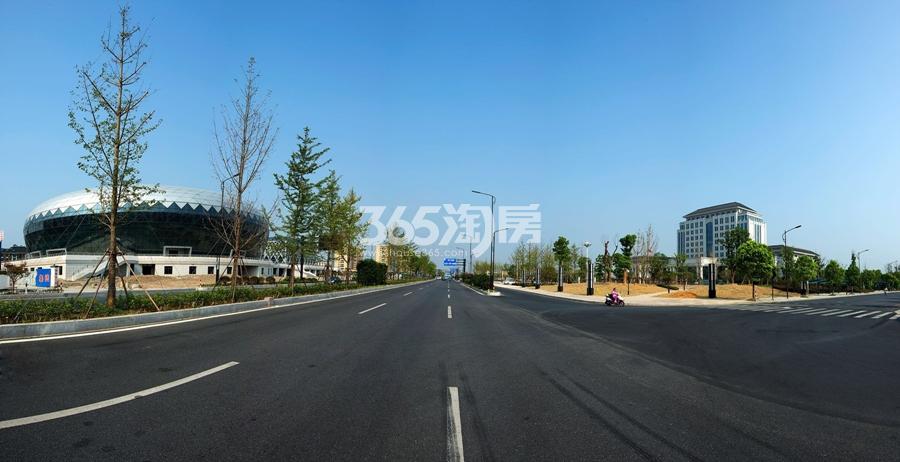 融创东麟府文化中心和政府大楼实景图 