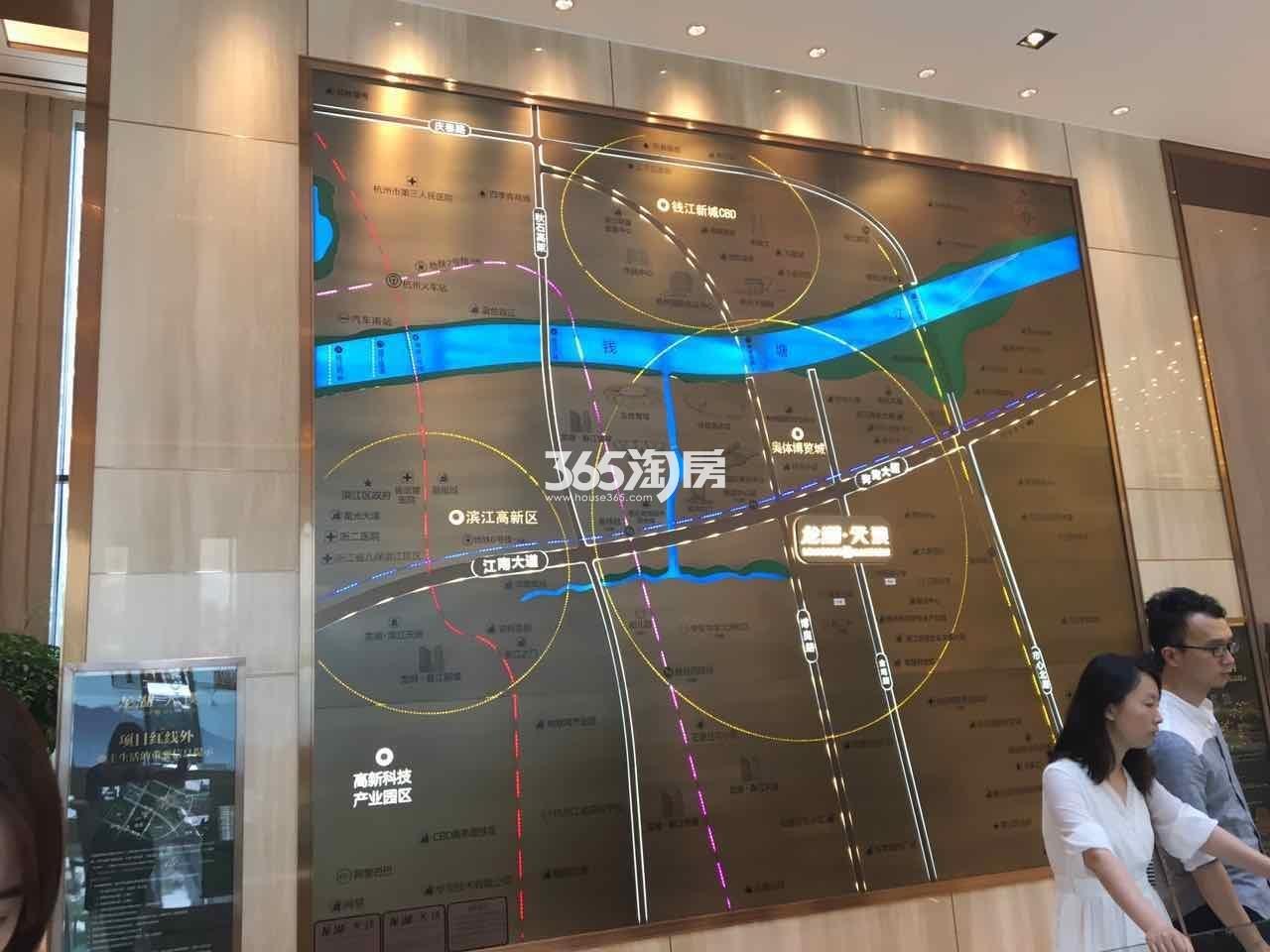 龙湖天璞区域沙盘实景图 2017.7.13