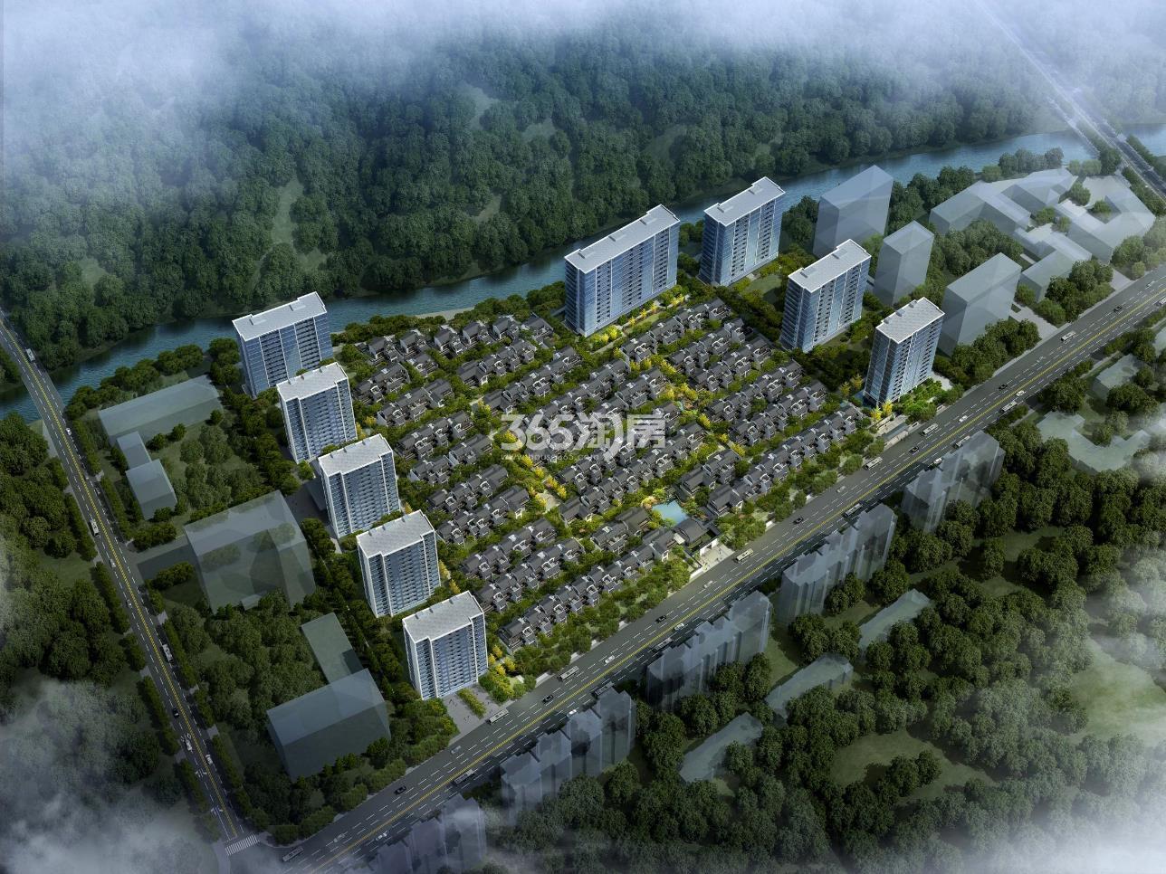 绿城和庐鸟瞰图