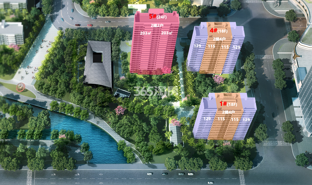 天鹅港华庭4号地块 房源楼栋信息