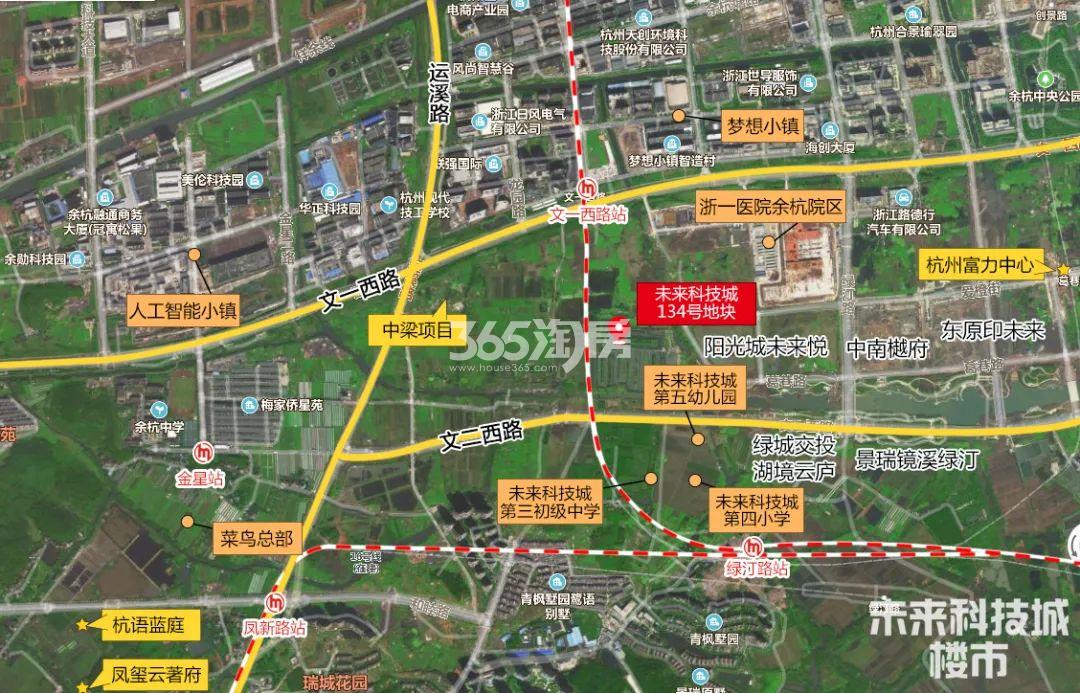 金成未来科技城宅地区位