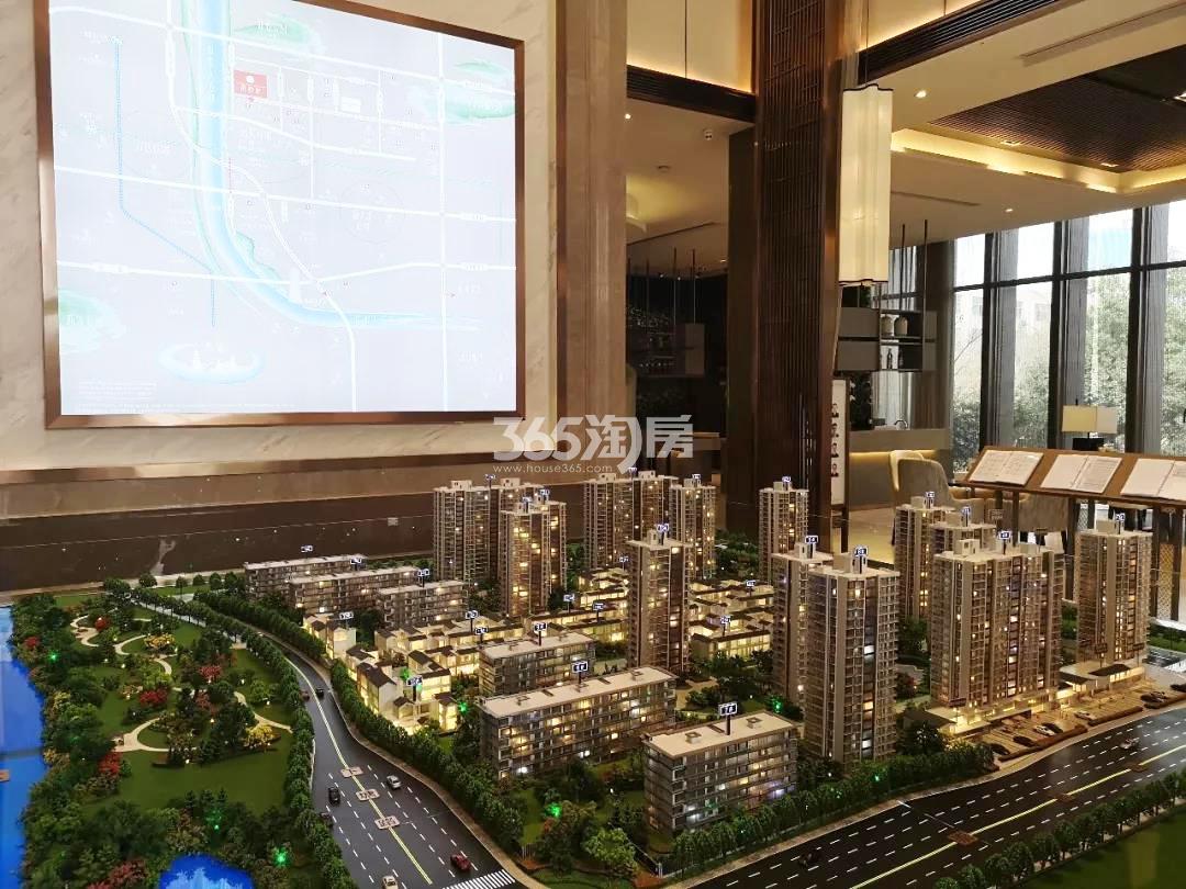 2019年3月京杭府售楼处沙盘全景_杭州京杭府_杭州新房网_365淘房