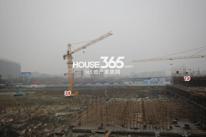 西溪永乐城项目1、3号楼施工进程图（2015.3）