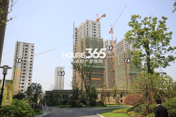 宋都东郡国际三期1、5-8号楼施工进度实景图 2015.4摄