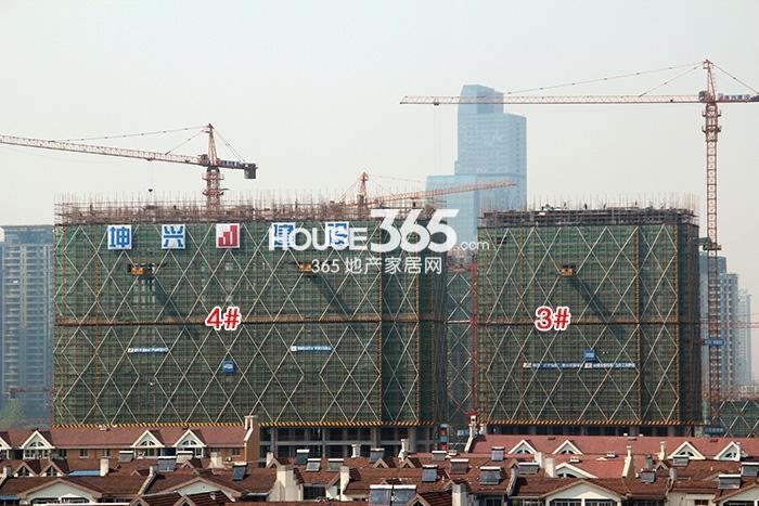 绿城九龙仓钱塘明月3、4号楼施工进度 2015年4月摄