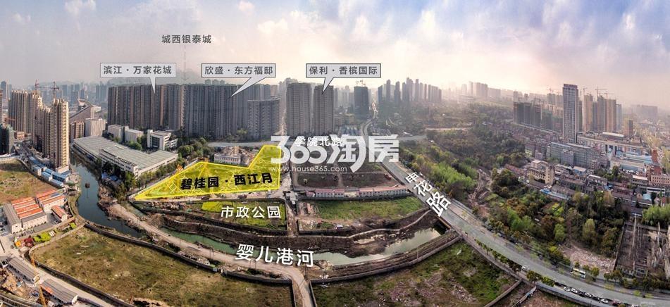 碧桂园西江月项目航拍鸟瞰图