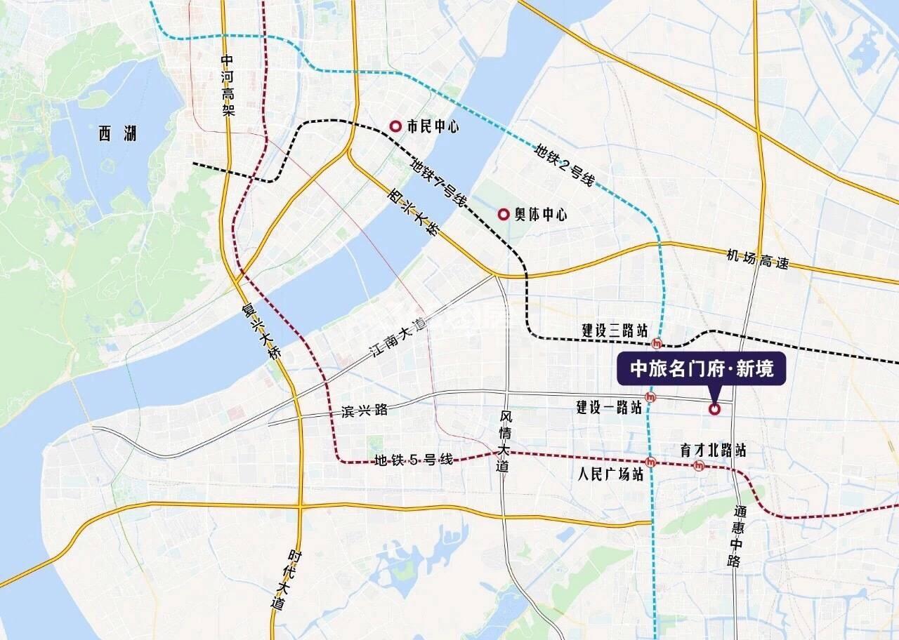 和雅轩（中旅名门府新境）交通图