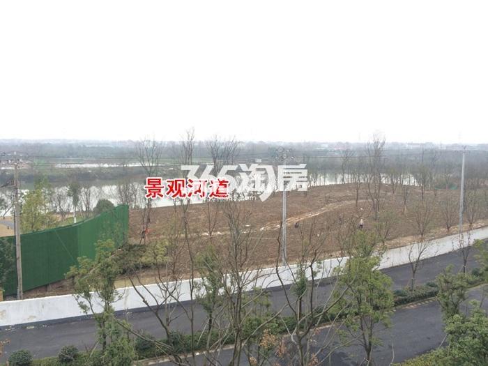 2016年1月万科良渚文化村秋荷坊周边景观河道