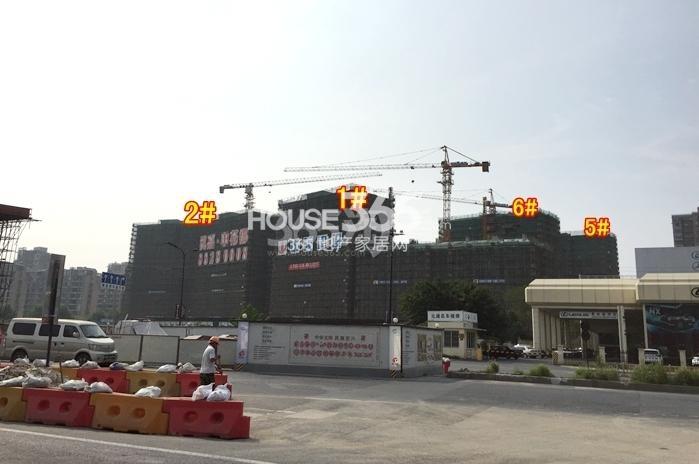 2015年7月汉嘉申花郡项目实景--1、2、5、6号楼