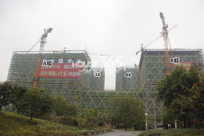 西溪永乐城项目3、4号楼施工进程图（2015.11）