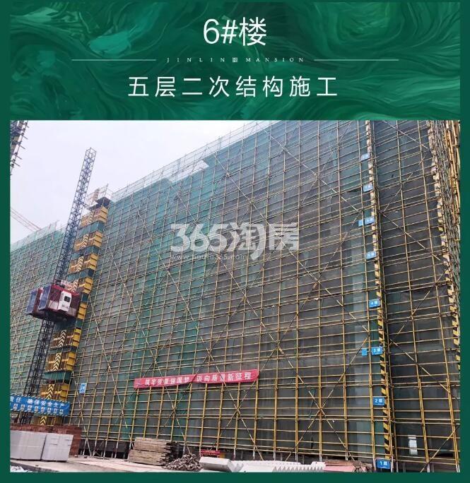新希望滨江锦粼府6#施工实景图（2019年4月摄）