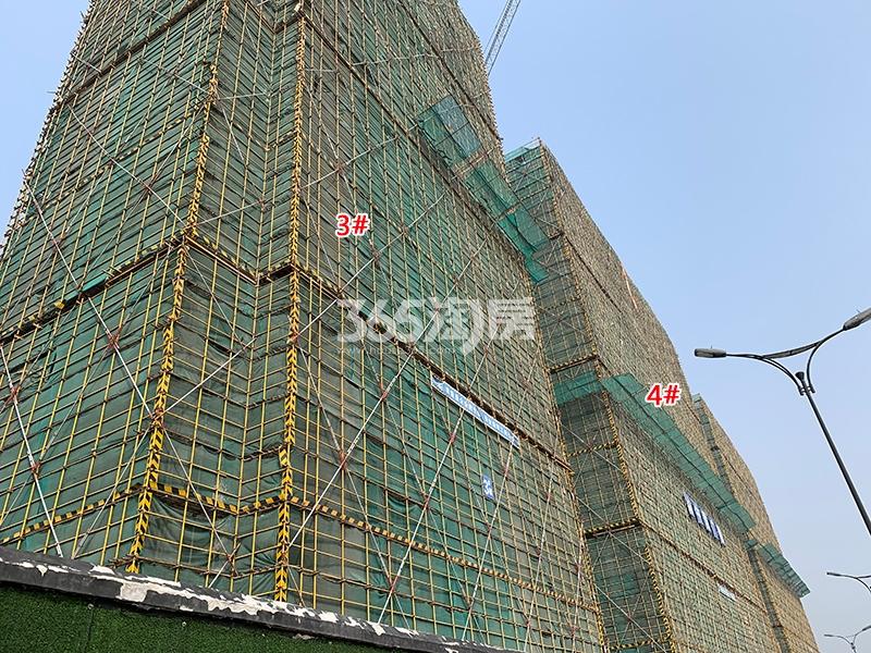 天都城沁源公寓3、4号楼施工进程（2019.2）