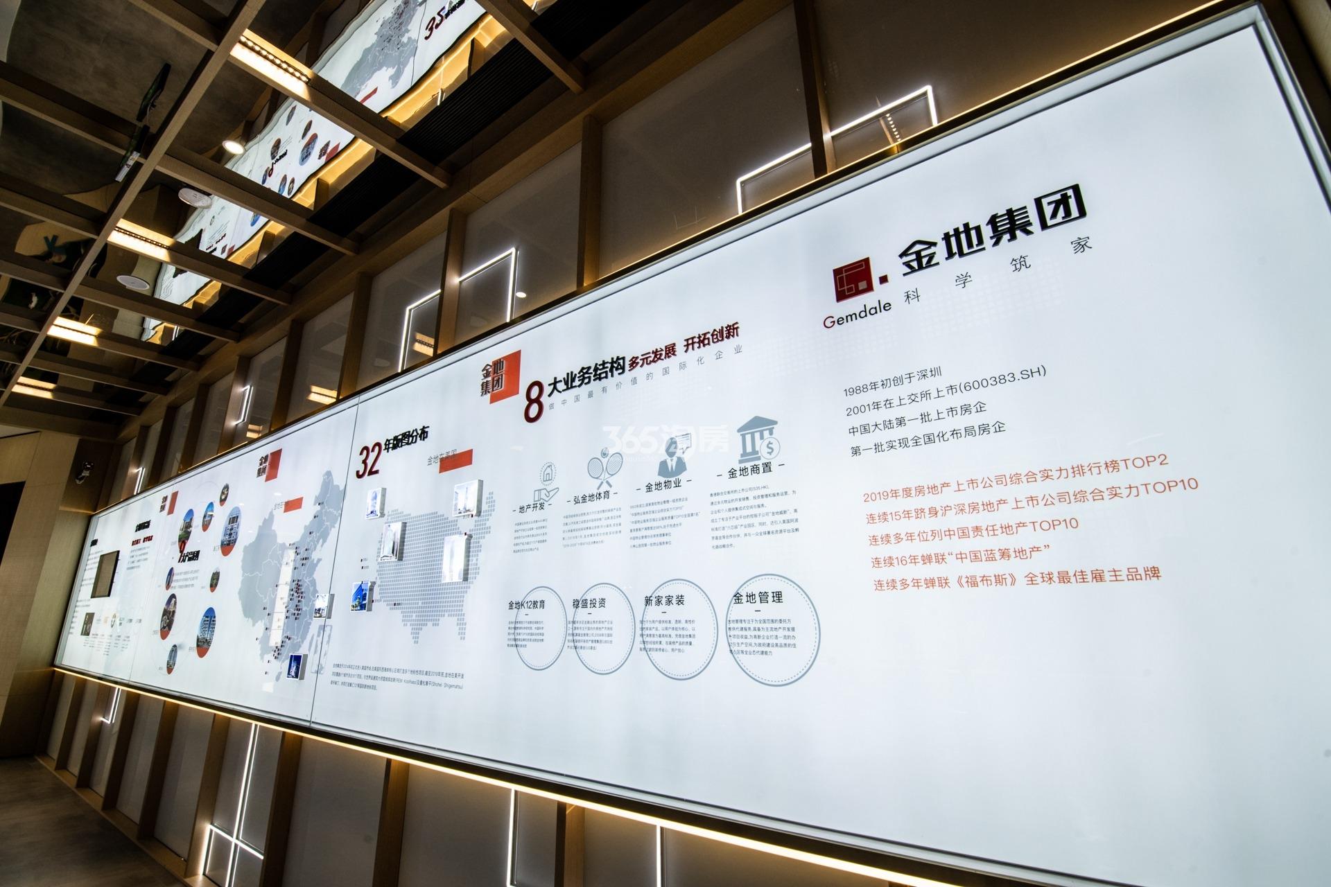 金地翡翠星辰售楼处介绍长廊实景图