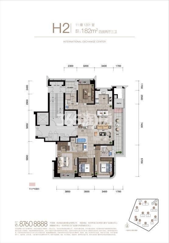 杭州臻奥院楼盘户型图_杭州365淘房