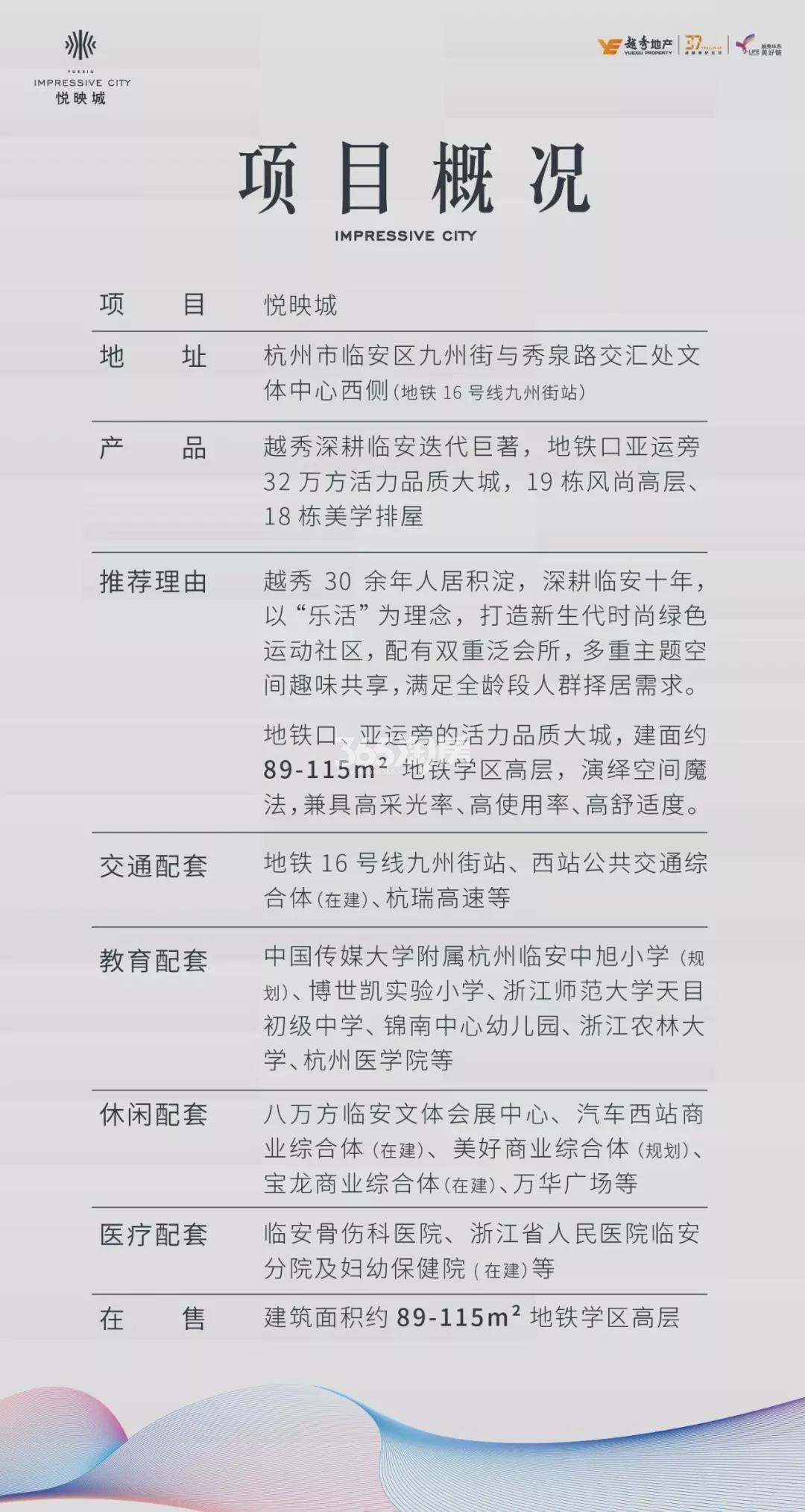 悦映城项目概况
