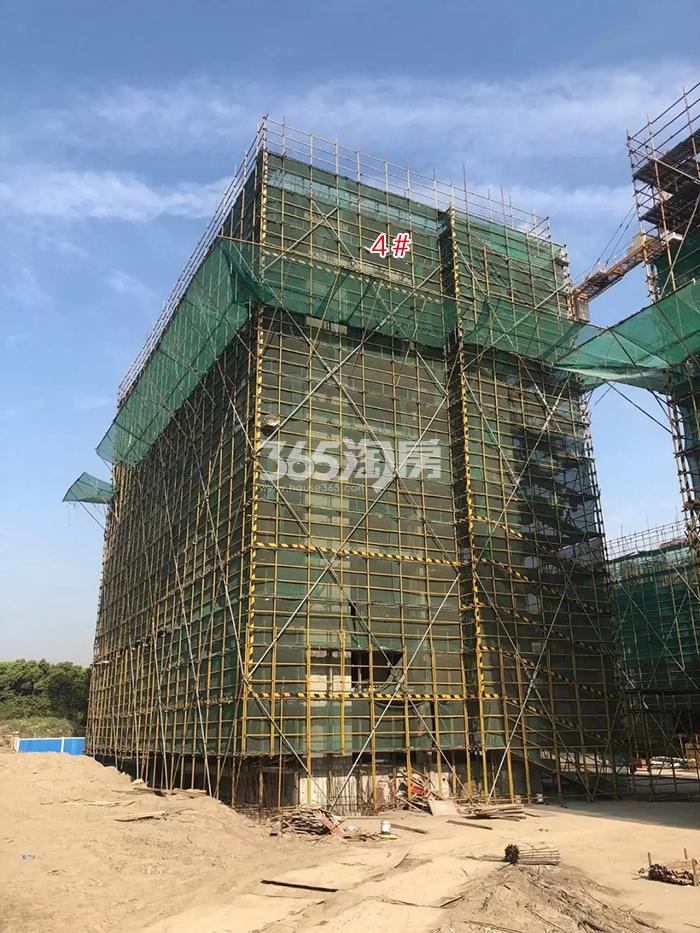 璞丽东方项目4号楼施工进程（2018.4）