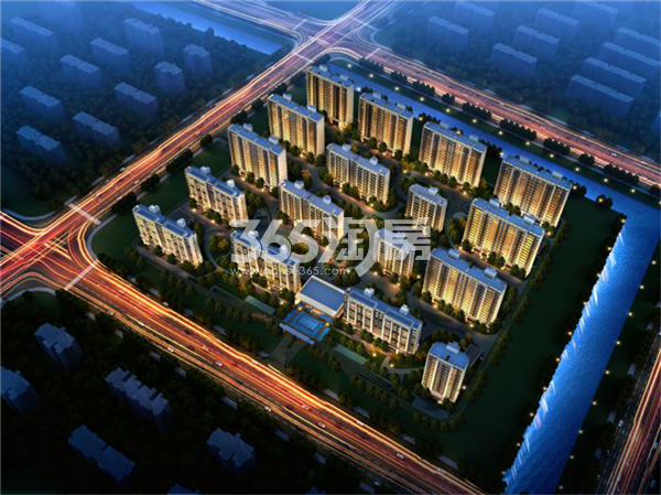 中旅名门府鸟瞰图