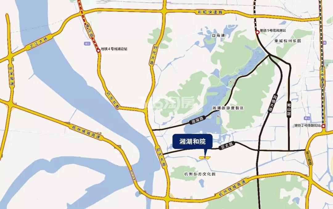 湖风雅园区域图