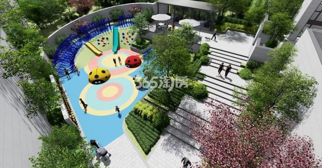 绿城曼陀花园示范区实景图（2019.12）