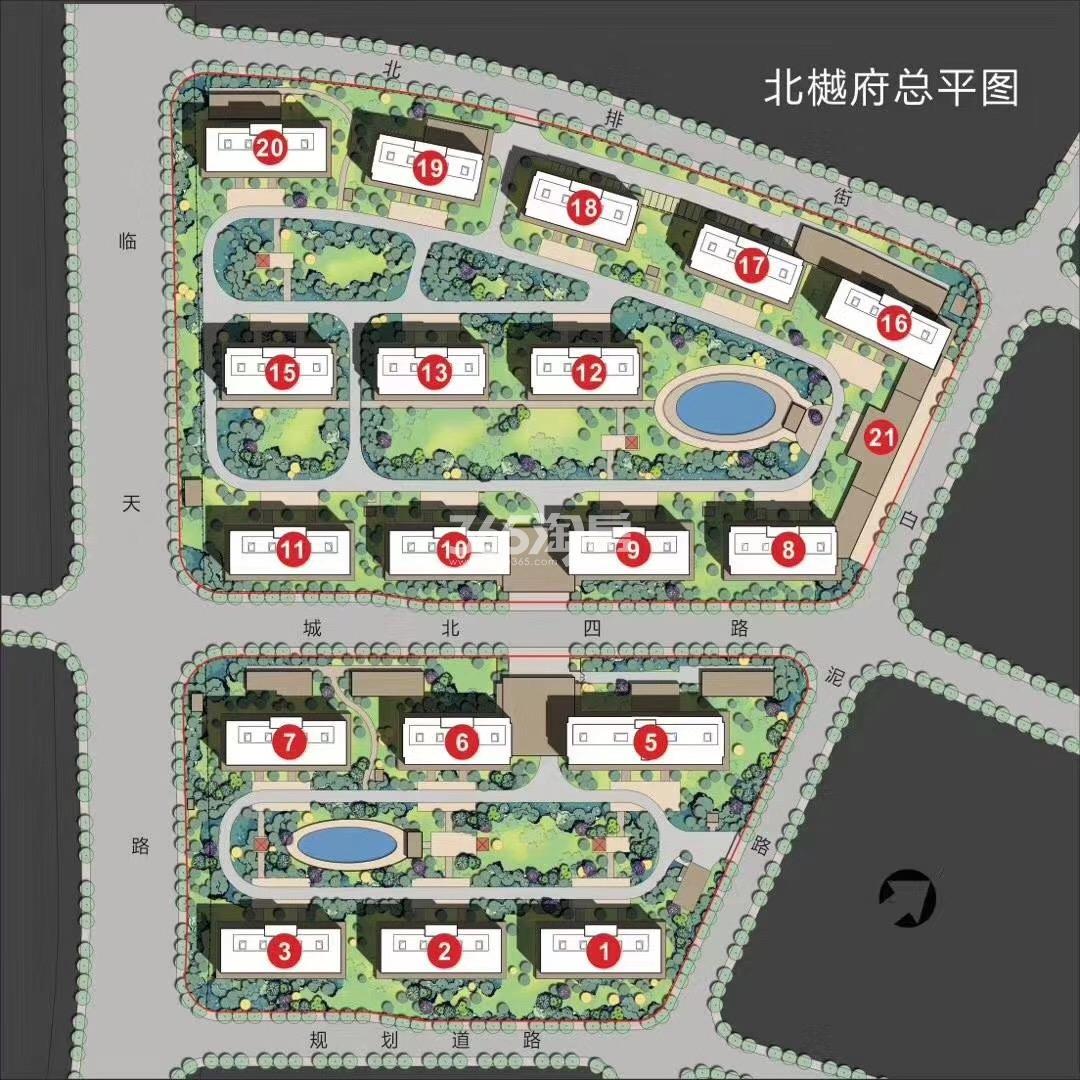 北樾府鸟瞰图